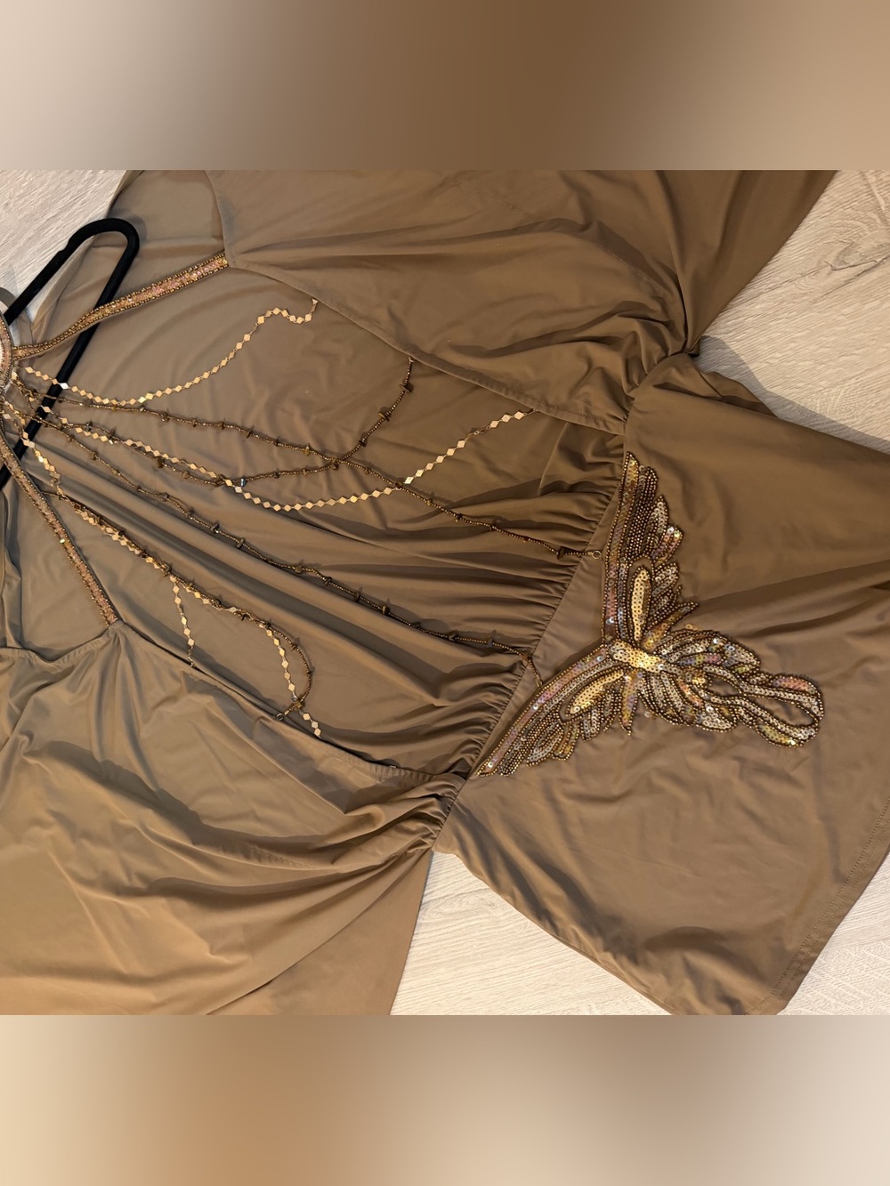 Alula Embellished Butterfly Mini Dress - Picture 4 of 6